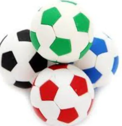 Football Shape Eraser