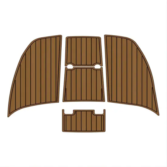 2005 White Shark 285 Bow Boat EVA Faux Teak Deck Floor Pad