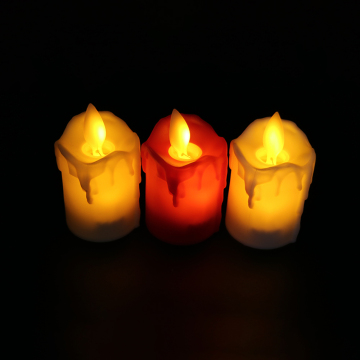 Flame Pillar Candles For Decor