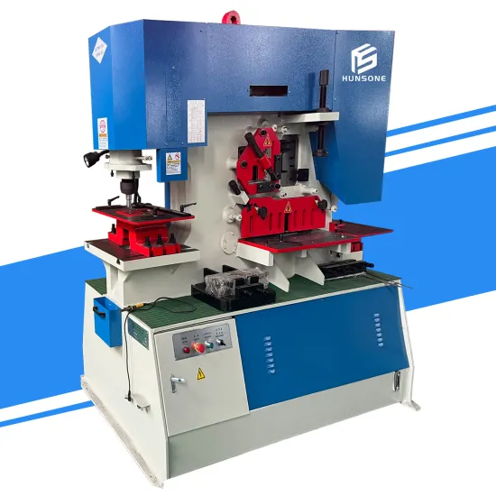 Multi-function Punch and Shear Machine: Angle Ironworker for PUNCHING and SHEARING