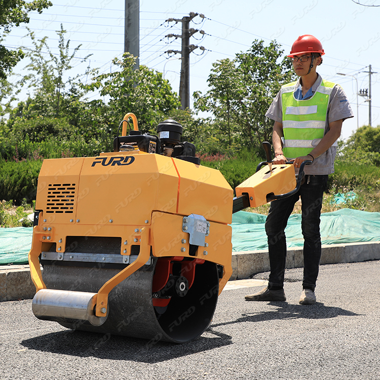 Compactor de estrada para mão de tambor único de 500 kg com mais vendidos globais