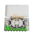 กล่องเทอร์มินัลใยแก้วนำแสงในร่ม FTTH 8 พอร์ต