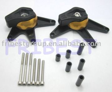 Slider Stator Mesin Sepeda Motor untuk CBR1000RR 08-09 Warna Emas