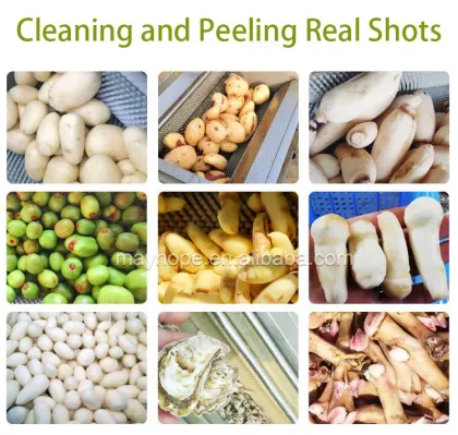 Sesame Tahini and Halva Production Line: Automatic Cassava and Sesame Seed Peeling Machine