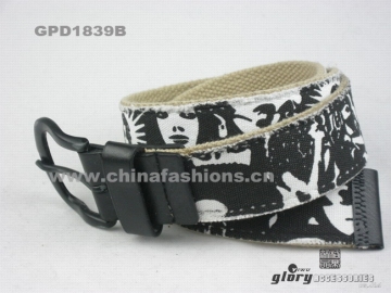 low price canvas belt&amp;unique belt&amp;fashion belt&amp;printed belt&amp;ladies' belt&amp;men' belt&amp;waist belt&amp;webbing belt.Glory model:GPD-1839B