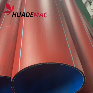 3 layers HDPE water convey pipe production line