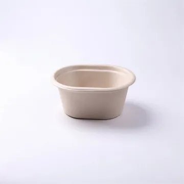 Recyclable Bagasse Pulp Salad Bowl Paper Disposable Bowl