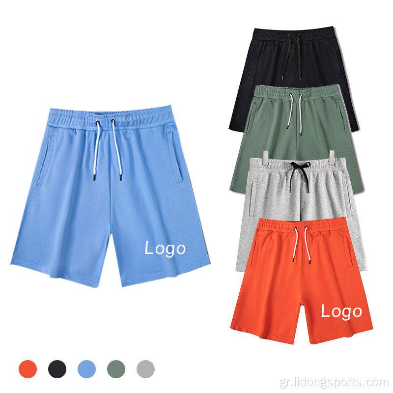 Ανθρίες αθλητικών γυμναστικών σορτς jogger workout sweat shorts