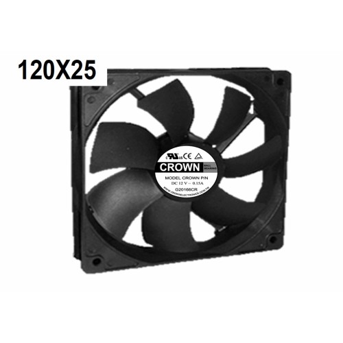 120x25 Server DC Fan A8 Elektronisch