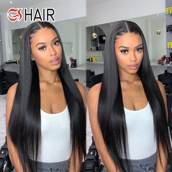 HD Lace Front Wig: GS 13x4 Brazilian Virgin Cuticle Aligned Human Hair for Black Women
