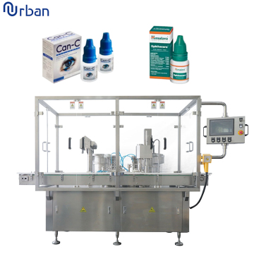 Automatic 5ml 30ml Eye Drop Liquid Filling Capping Machine