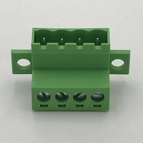 5.08mm pitch panel locking male pluggable terminal block