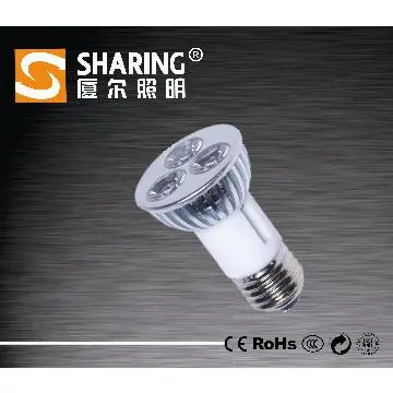 3x1W LED Lamp Cup E27 Base