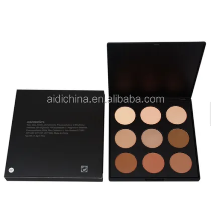 High-Quality Waterproof Compact Powder & Highlight Palette