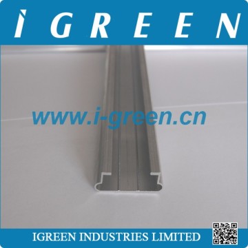 Aluminum alloy lock profile for plastic film greenhouse