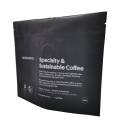 Recyclable top zipper self standing up coffee pouch