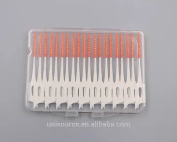 Soft pick orange Gum stick flosser
