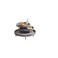 Nordisches Design minimalistischer Multi-Tier-Betonfruchtschale