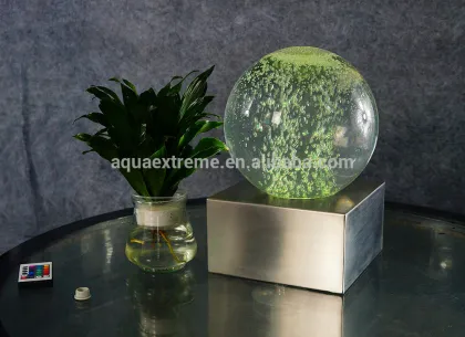 LED colorful Magic bubble sphere,table top fountain Magic ball