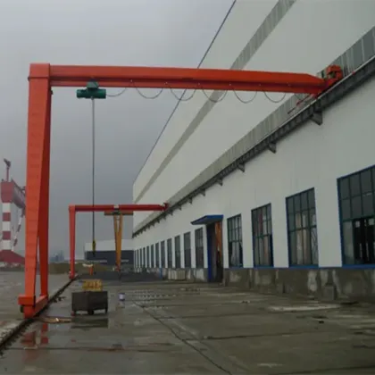 Bmg Type Electric Remote Control Semi-Gantry Crane