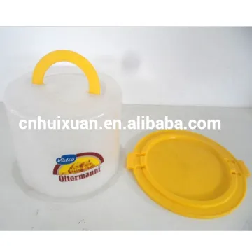 6"Round plastic cake box