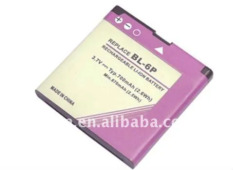 Mobile Phone Battery for NOKIA 6500 classic 6500c 7900 Prism BL-6P