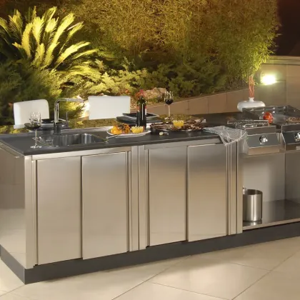 Custom Solid Wood Kitchen Cabinet Doors & Outdoor Kitchen Island Designs