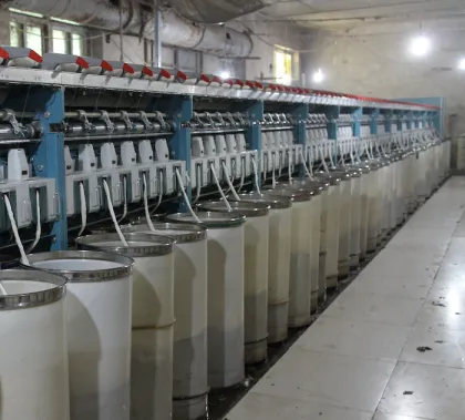 Open-End Rotor Spinning Machine for Flax Fibre Linen Production
