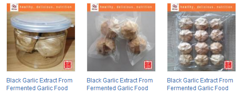 black garlic products