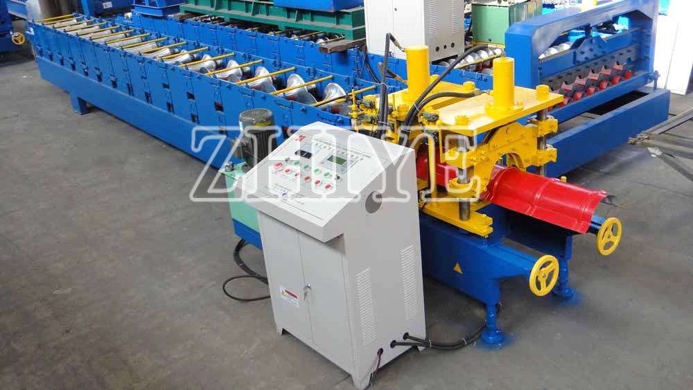 Steel Ridge Cap Roofing Sheet Making Machine