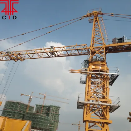 TC6016 QTZ125 10t Topless Flat Top Tower Crane in Jordan