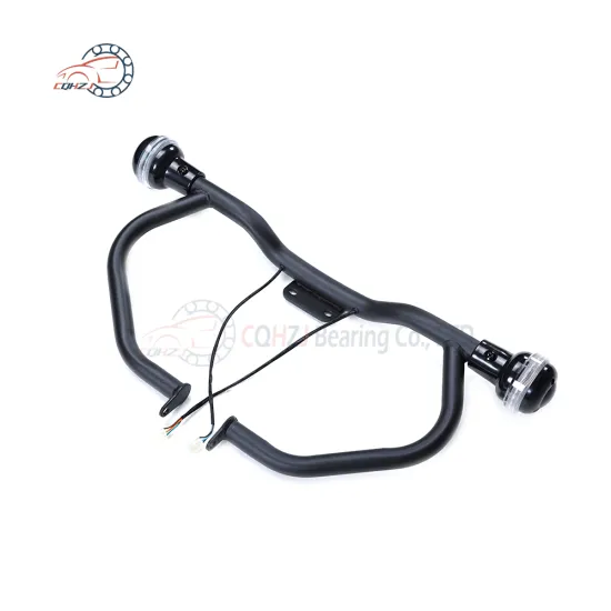 RTS CQHZJ Manufacturer Direct Sale Universal Motorcycle Crash Bar Front Bumpers with Lamps
