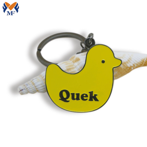 Metal Custom Enamel Animal Keychain