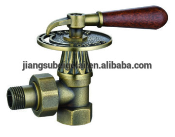 solid brass antique style thermostatic and manual radiators valve 1Mpa 1/2"BSP