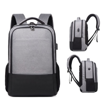 OEM ODM Custom Men's Waterproof Laptop Backpack with USB Charging Port