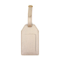 Sublimation Travel Saffiano Pu leather Luggage Tag