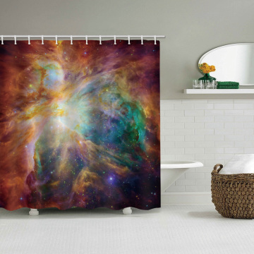 Galaxy waterdicht douchegordijn sterrenhemel Dromerige badkamer Decor