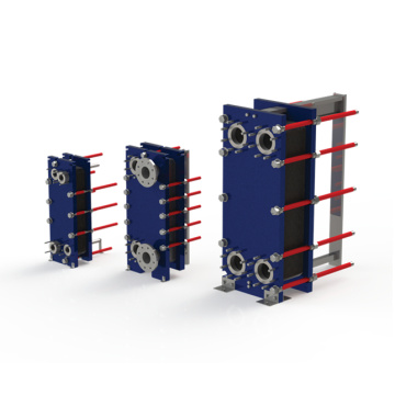 Condenser Industry Semi-Welded Gasket Plate Heat Exchanger