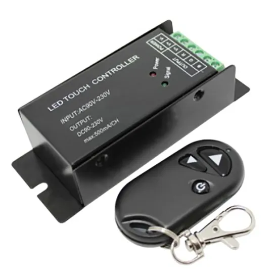 RF Remote Control for High Voltage AC90V-230V LED Strip Lights with Adjustable Color Temperature and Dimmer Function