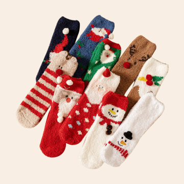 Groothandel Cozy Winter Sleep Socks - Fuzzy Fluffy Christmas Gifts For Women
