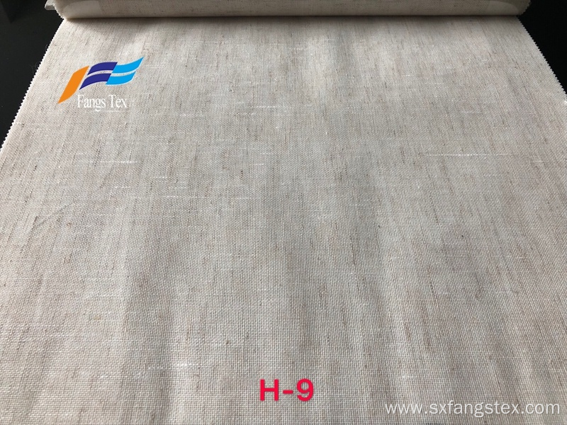 Wholesale Eco-friendly Linen Polyester Curtains Fabric