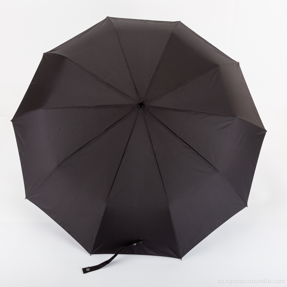Original Paraguas Plegable Negro Hombre Automático