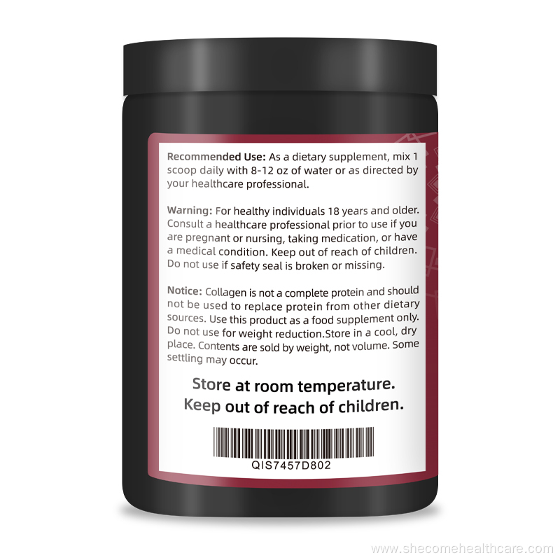 hydrolyzed collagen with Probiotics multi collagen powder
