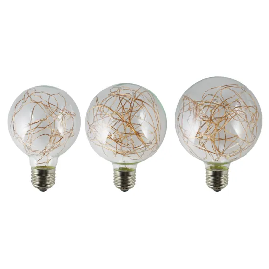 G80 G95 G125 decorative copper wire led string light RGB decoration led bulb for christmas holiday