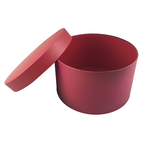 Large Red Cardboard Cargo Storage Round Box