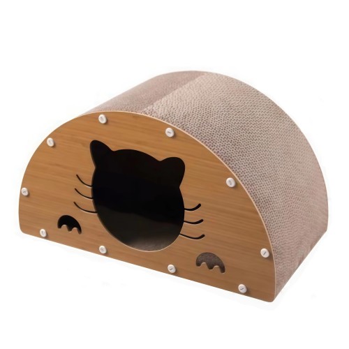 고양이 Scratcher 해먹 다층 점프 플랫폼 콘도 둥지 등산 프레임 나무 모양 골판지 표면 실내 카톤 완구