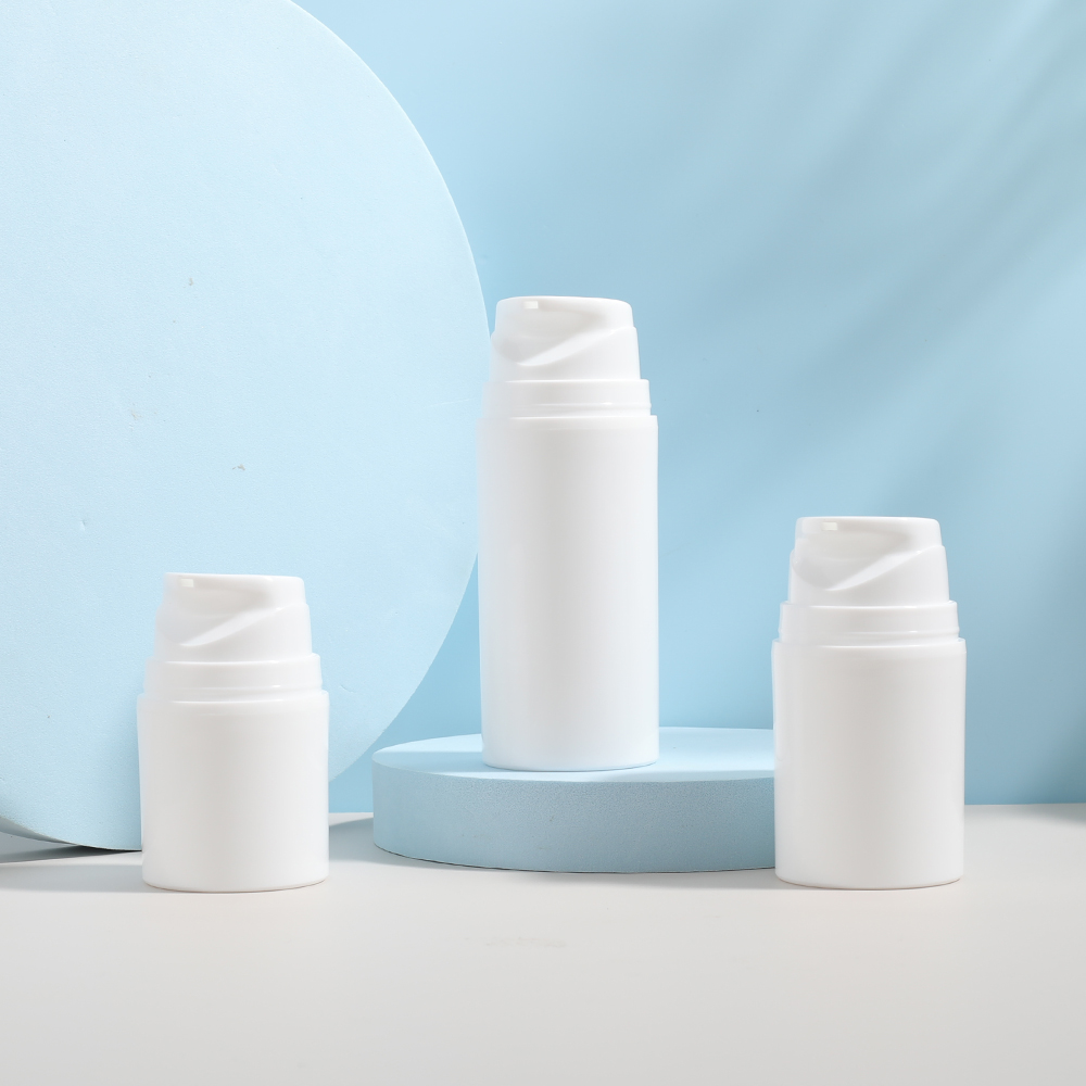 Eco-Friendly Bottle White Airless Pump with Cap