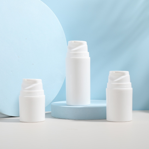 Vacuum Airless Pump Bottle Eco-Friendly Bottle White Airless Pump with Cap Manufactory