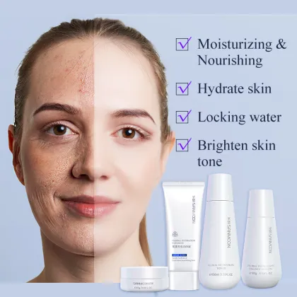 Oily Skin Care Set for Sensitive Skin: Beauty Products and Cosmetics