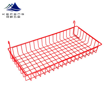 High Quality Custom PE Coated Metal Wire Refrigerator Baskets